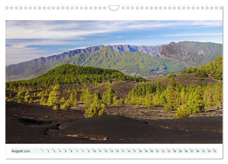Produktbild: La Palma. Wandern, Flanieren und Genie&szlig;en (Wandkalender 2026 DIN A3 quer), CALVENDO Monatskalender