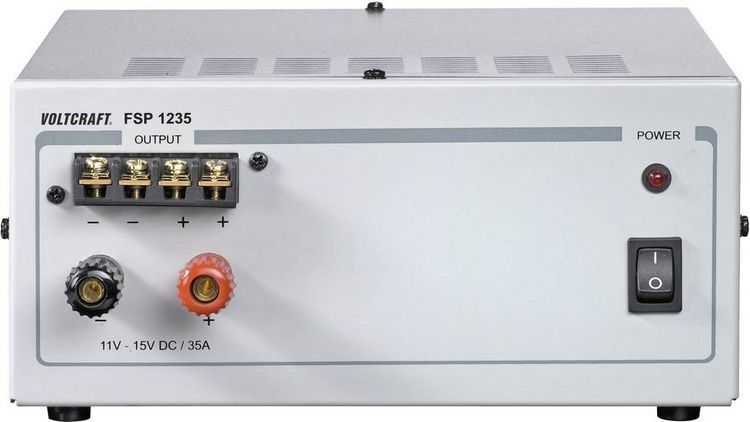 Produktbild: VOLTCRAFT FSP 1235 Labornetzger&auml;t, Festspannung 11 - 15 V/DC 35 A 525 W Anzahl Ausg&auml;nge 1 x