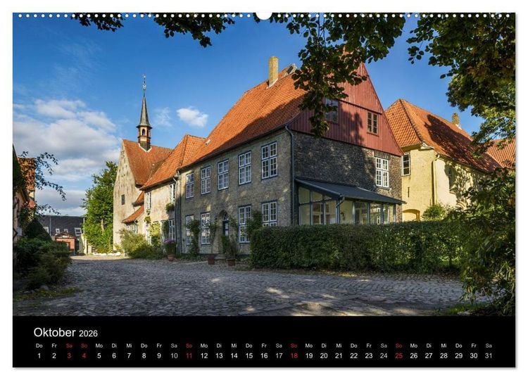 Produktbild: Schleswig - Schleistadt mit Flair (Wandkalender 2026 DIN A2 quer), CALVENDO Monatskalender