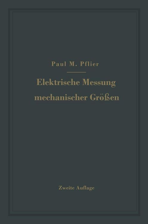 Produktbild: Elektrische Messung mechanischer Gr&ouml;&szlig;en