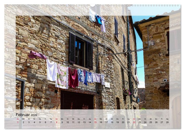 Produktbild: Volterra Perle der Toskana (Wandkalender 2026 DIN A2 quer), CALVENDO Monatskalender