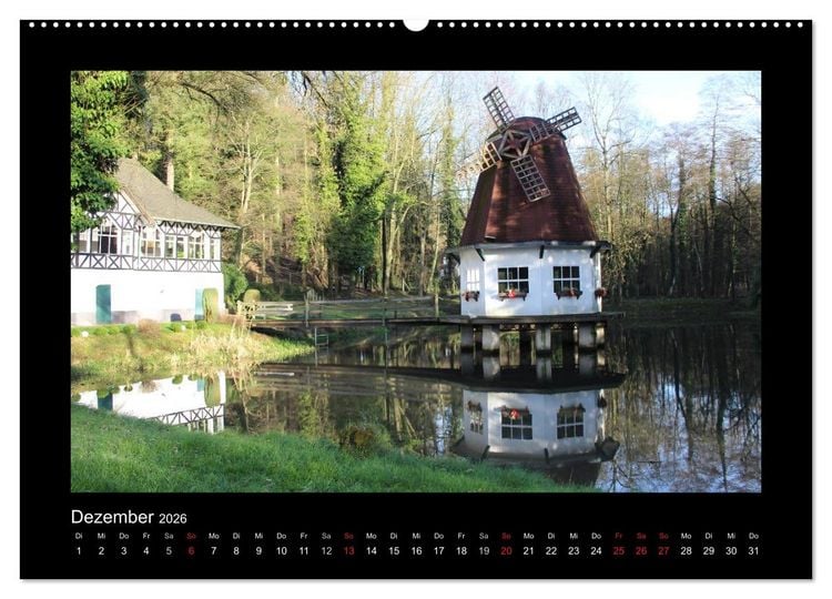 Produktbild: Impressionen vom Solinger Klingenpfad (hochwertiger Premium Wandkalender 2026 DIN A2 quer), Kunstdruck in Hochglanz