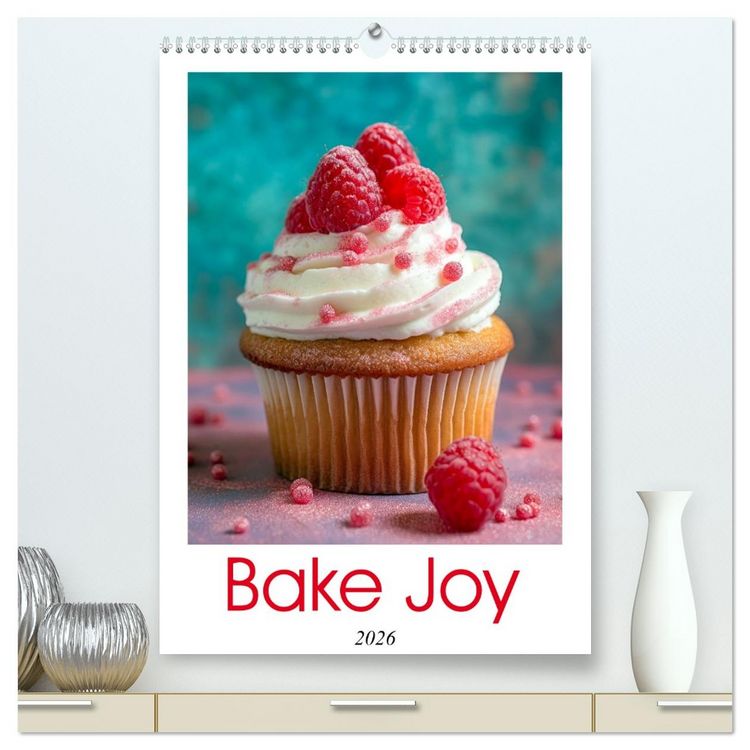 Produktbild: Bake Joy (High Quality Premium Wall Calendar 2026 DIN A2 portrait),CALVENDO 12 Month Wall Calendar
