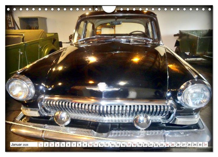 Produktbild: WOLGA - Auto-Legende der UdSSR (Wandkalender 2026 DIN A4 quer), CALVENDO Monatskalender