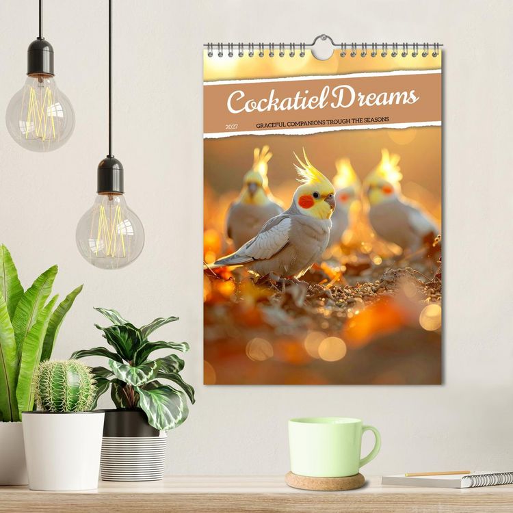 Produktbild: Cockatiel Dreams (Wall Calendar 2027 DIN A4 portrait), CALVENDO 12 Month Wall Calendar
