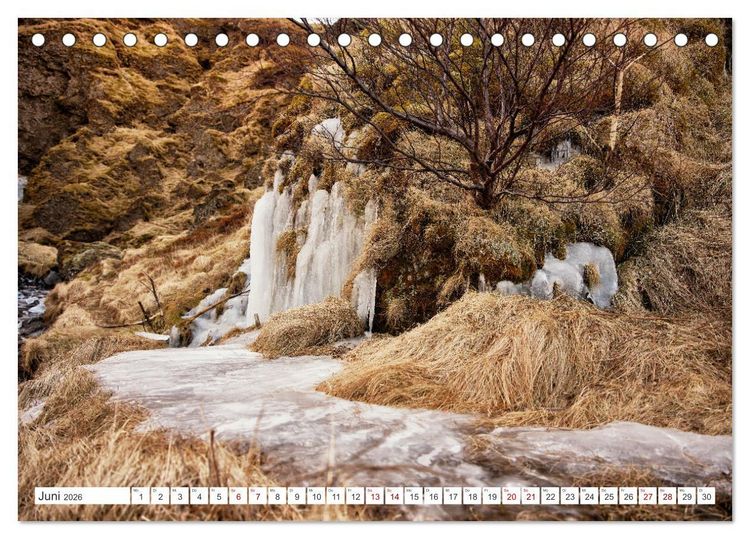 Produktbild: Island - faszinierende Landschaften im S&uuml;den (Tischkalender 2026 DIN A5 quer), CALVENDO Monatskalender