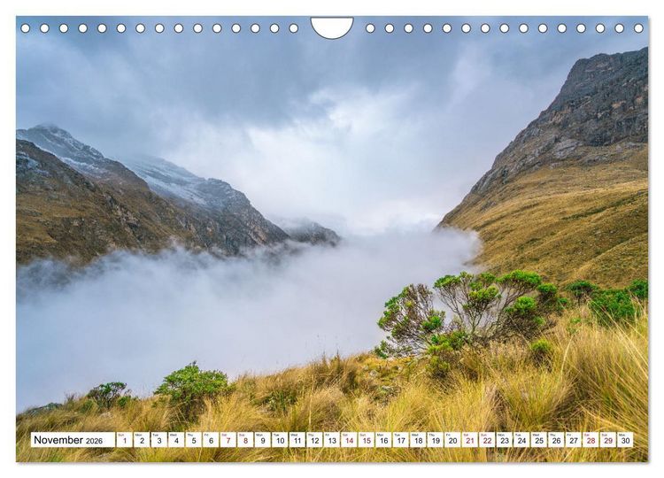 Produktbild: Peru Paradise in the Andes (Wall Calendar 2026 DIN A4 landscape), CALVENDO 12 Month Wall Calendar
