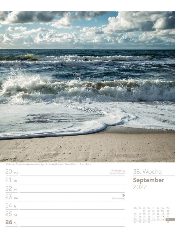 Produktbild: Am Meer Wochenplaner Kalender 2027
