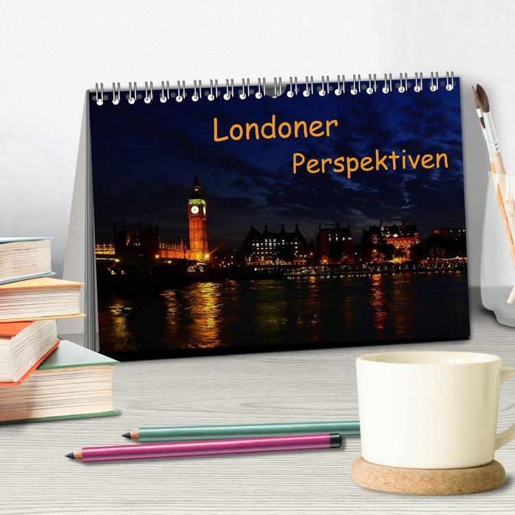 Produktbild: Londoner Perspektiven (Tischkalender 2026 DIN A5 quer), CALVENDO Monatskalender