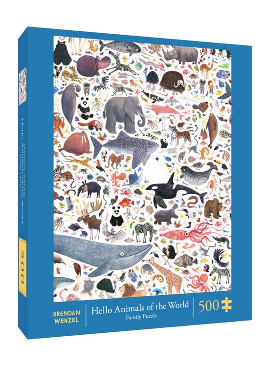 Hello Animals Hello Animals of the World 500-Piece Family Puzzle - Schreibwaren bei ...