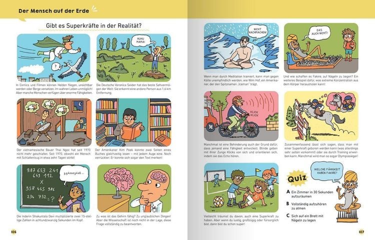 Produktbild: Mein Kinderwissen-Comic &ndash; Das Leben auf der Erde (Planet Erde, Pflanzen, Tiere, Der Mensch)