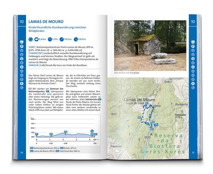Produktbild: KOMPASS Wanderführer Portugal Nord, 55 Touren mit Extra-Tourenkarte