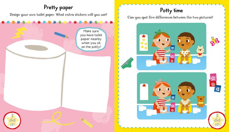 Produktbild: No More Nappies Sticker Activity Book