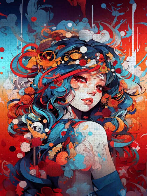 Produktbild: CALVENDO Puzzle Hikari | 1000 Teile Lege-Gr&ouml;&szlig;e 64x48cm Foto-Puzzle f&uuml;r gl&uuml;ckliche Stunden