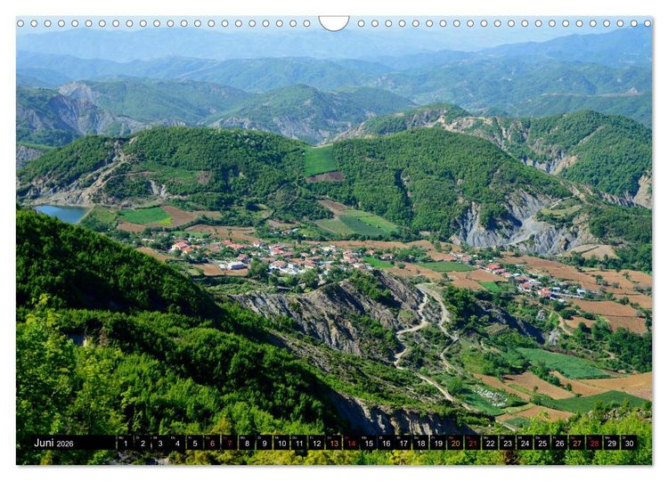 Produktbild: Landschaften in Albanien (Wandkalender 2026 DIN A3 quer), CALVENDO Monatskalender