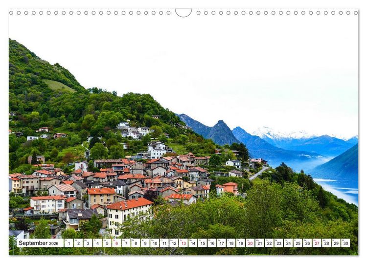 Produktbild: Impressionen vom Luganer See (Wandkalender 2026 DIN A3 quer), CALVENDO Monatskalender