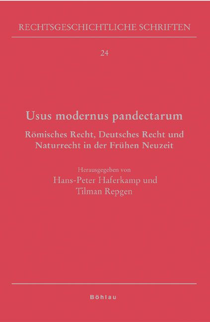 Produktbild: Usus modernus pandectarum
