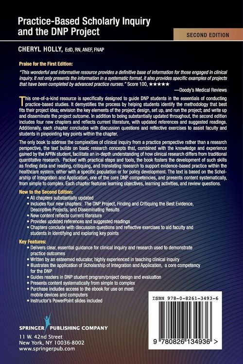 Produktbild: Practice-Based Scholarly Inquiry and the DNP Project