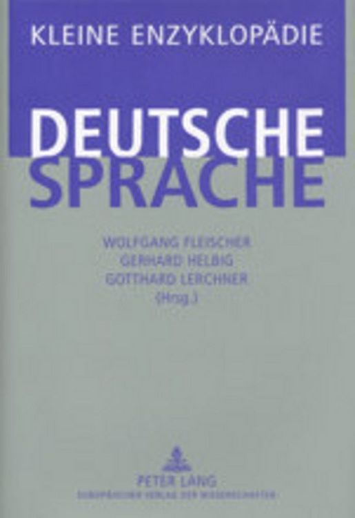 Produktbild: Kleine Enzyklop&auml;die &ndash; Deutsche Sprache