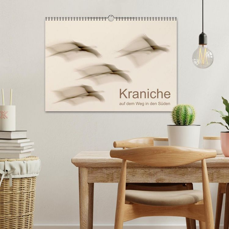 Produktbild: Kraniche auf dem Weg nach S&uuml;den (Wandkalender 2025 DIN A3 quer), CALVENDO Monatskalender