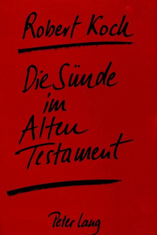 Produktbild: Die S&uuml;nde im Alten Testament