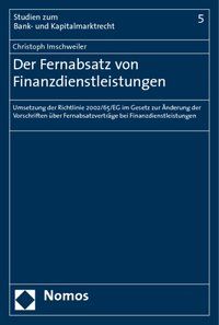 Produktbild: Der Fernabsatz von Finanzdienstleistungen