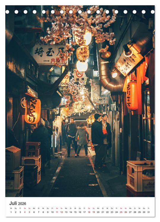 Produktbild: Japan - Moderne trifft auf Tradition. (Tischkalender 2026 DIN A5 hoch), CALVENDO Monatskalender
