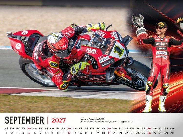 Produktbild: The Best of Ducati im Rennsport Kalender 2027