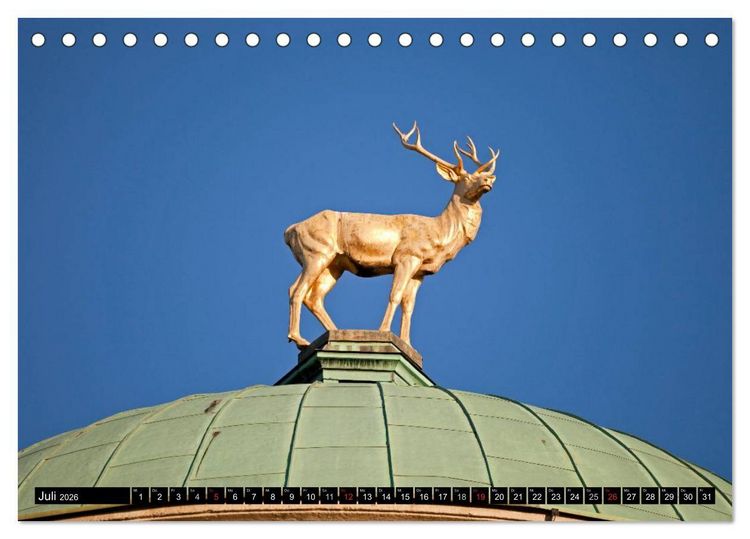 Produktbild: Landeshauptstadt Stuttgart (Tischkalender 2026 DIN A5 quer), CALVENDO Monatskalender