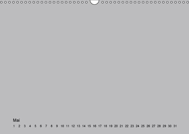 Produktbild: Geburtstags - Bastelkalender - Grau (Wandkalender immerw&auml;hrend DIN A3 quer)