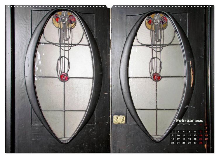 Produktbild: ArtDeco by Charles Rennie Mackintosh (Wandkalender 2026 DIN A2 quer), CALVENDO Monatskalender