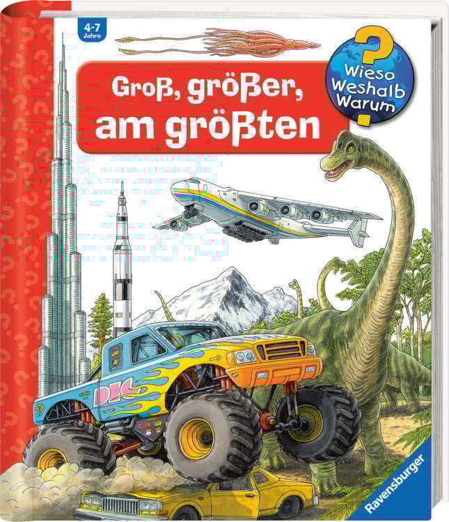 Produktbild: Wieso? Weshalb? Warum? Sonderband - Groß, größer, am größten (Riesenbuch)