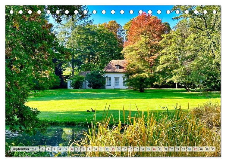 Produktbild: Schlossromantik (Tischkalender 2026 DIN A5 quer), CALVENDO Monatskalender