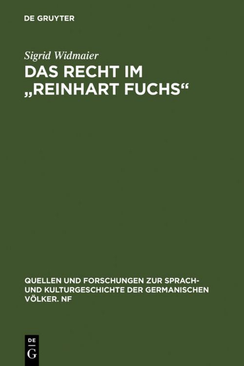 Produktbild: Das Recht im "Reinhart Fuchs"