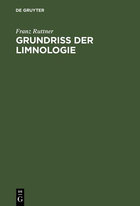 Produktbild: Grundri&szlig; der Limnologie