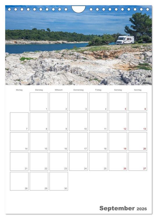 Produktbild: Vanlife Jahresplaner (Wandkalender 2026 DIN A4 hoch), CALVENDO Monatskalender