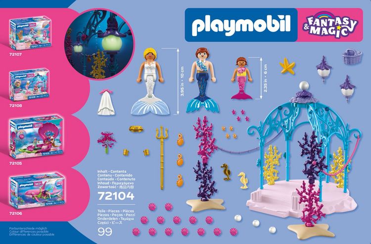 Produktbild: PLAYMOBIL 72104 Unterwasserhochzeit
