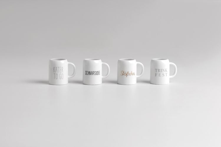 Produktbild: R&auml;der Bierkrug Pinnchen (4 Designs)