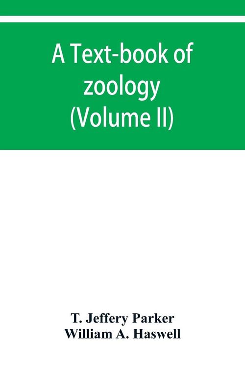 Produktbild: A text-book of zoology (Volume II)