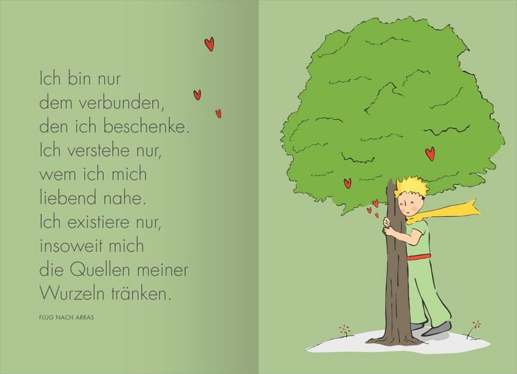 Produktbild: Buchkalender Man sieht nur mit dem Herzen gut 2026