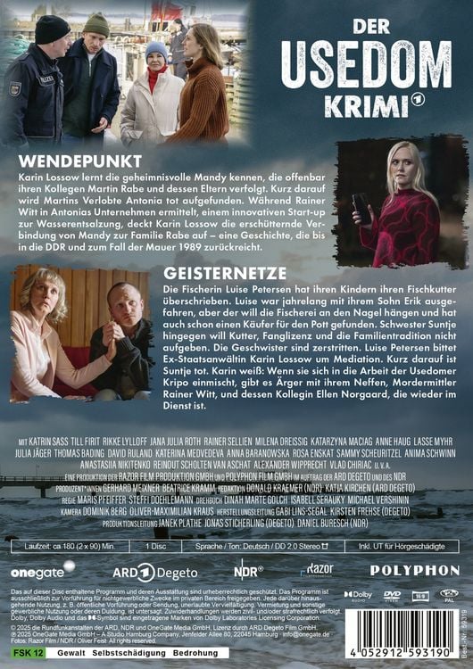 Produktbild: Der Usedom-Krimi: Wendepunkt / Geisternetze