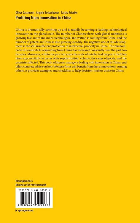 Produktbild: Profiting from Innovation in China