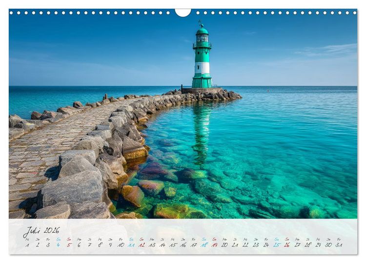Produktbild: W&auml;chter der K&uuml;ste (Wandkalender 2026 DIN A3 quer), CALVENDO Monatskalender