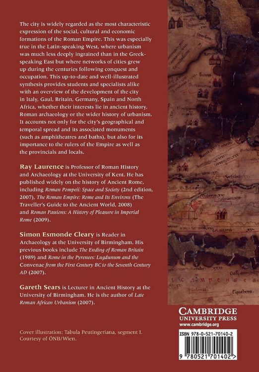 Produktbild: The City in the Roman West, c.250 BC-c.AD 250