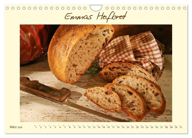 Produktbild: Mein liebstes Brot (Wandkalender 2026 DIN A4 quer), CALVENDO Monatskalender