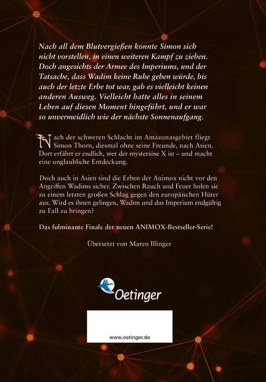 Produktbild: Die Erben der Animox 5. Die Rache des Tigers
