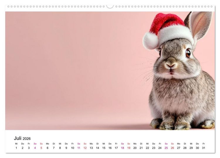 Produktbild: Kreativ Kalender - Tiere & eigene Ideen (Wandkalender 2026 DIN A2 quer), CALVENDO Monatskalender