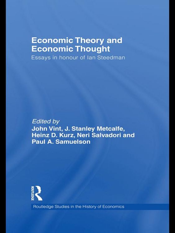 Produktbild: Economic Theory and Economic Thought