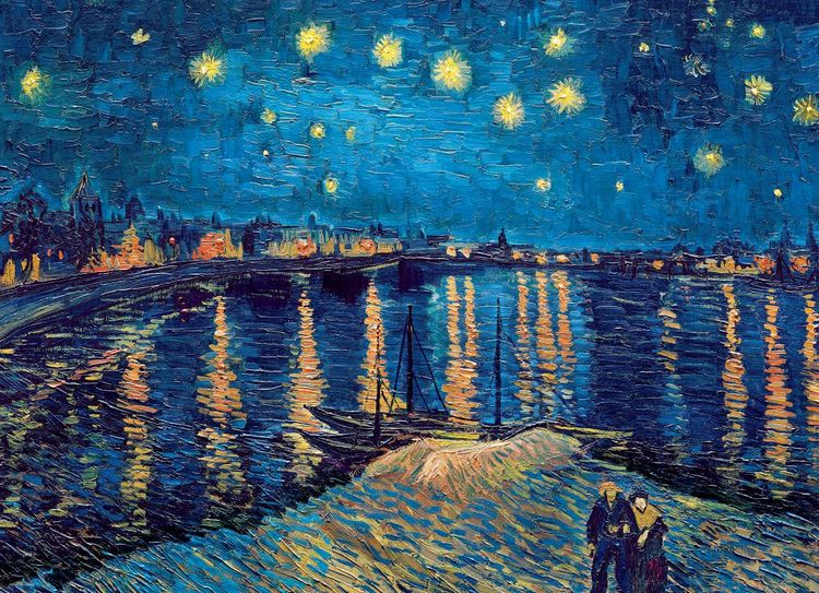 Produktbild: The Starry Night Over the Rh&ocirc;ne. 1000 Teile