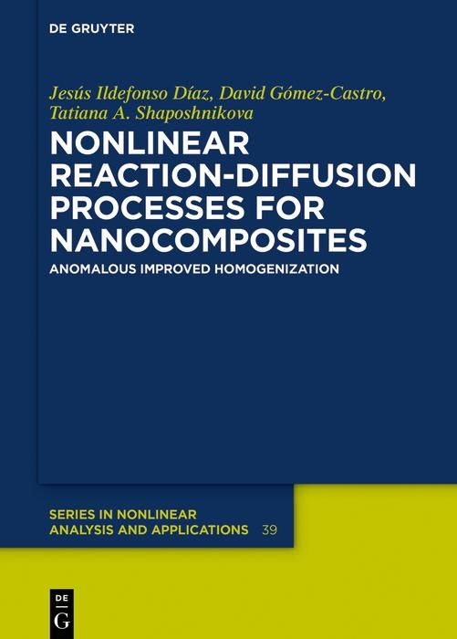 Produktbild: Nonlinear Reaction-Diffusion Processes for Nanocomposites